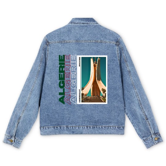 Algeria Independent since 1962 Men's Denim Jackets