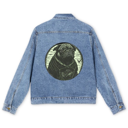 Tough Pug Circle Men's Denim Jackets