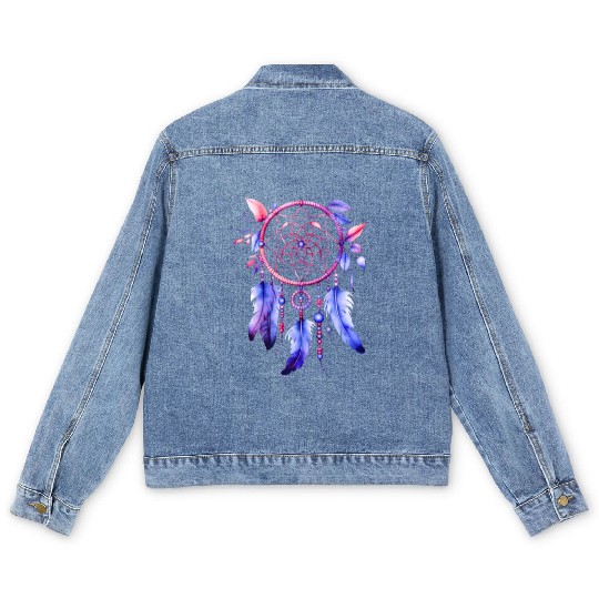 Dream Catcher Men's Denim Jackets