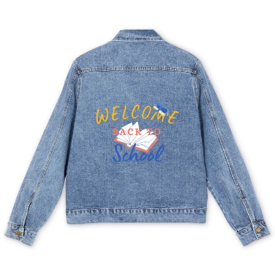 welcome back to school Men's Denim Jackets