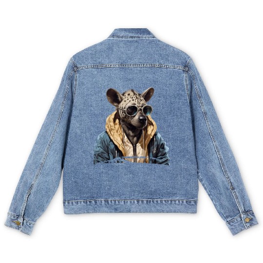 Street Style Spotted Hyena | Hyena Lovers Men's Denim Jackets