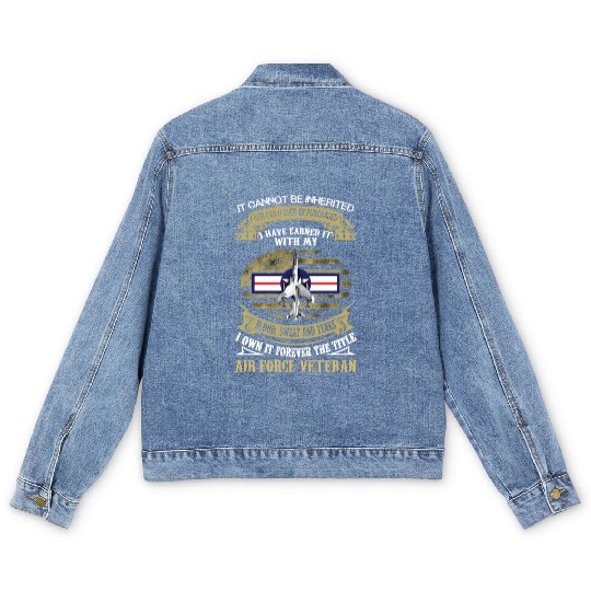 F105 Air Force Veteran Men's Denim Jackets