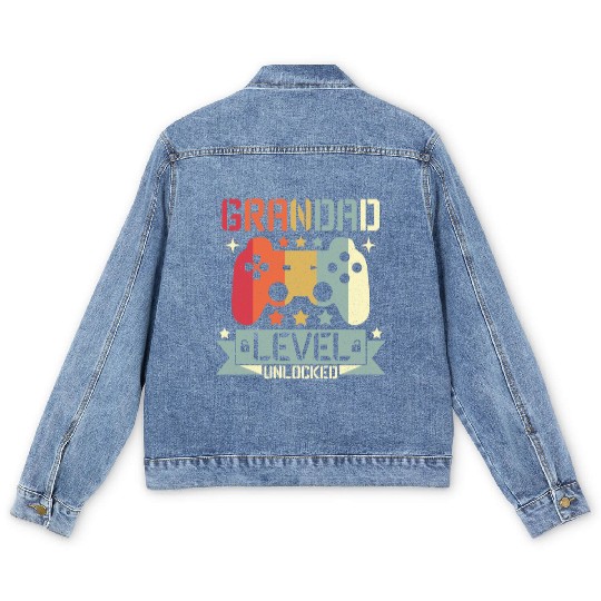 GRANDAD LEVEL UNLOCKED Men's Denim Jackets