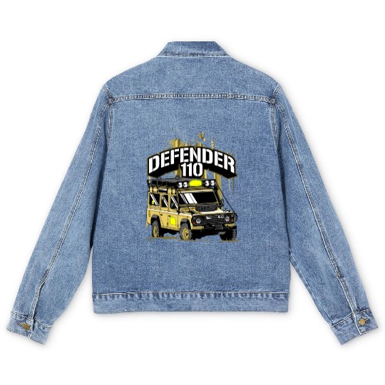 Defender 110 Adventure Car Men's Denim Jackets