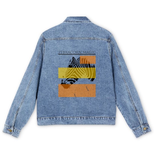 ZEBRACORN MAGIC Men's Denim Jackets