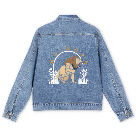 Passover Maror Men's Denim Jackets, Ma-Roar Lion Of Judah