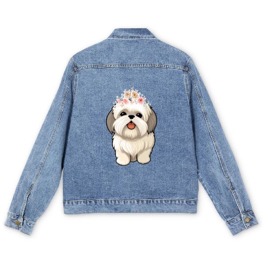 Dog Lovers Essential Men's Denim Jackets