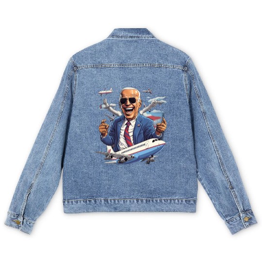 Airplane! Is Joe comming with us? Men's Denim Jackets