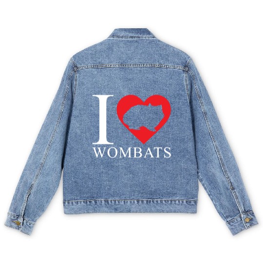 Wombat Love Men's Denim Jackets