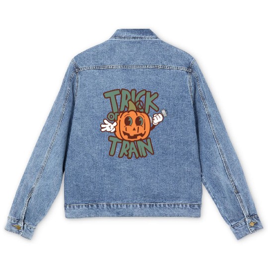 Trick or Train Men's Denim Jackets