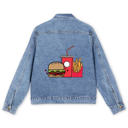 Happy Three Friends Men's Denim Jackets