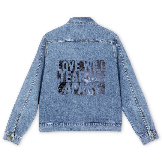 LOVE WILL TEAR US APART Men's Denim Jackets