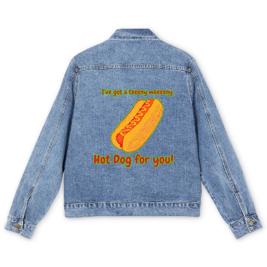 I've Got a Hot Dog For You! Men's Denim Jackets