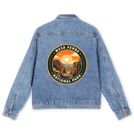 Mesa Verde National Park Men's Denim Jackets