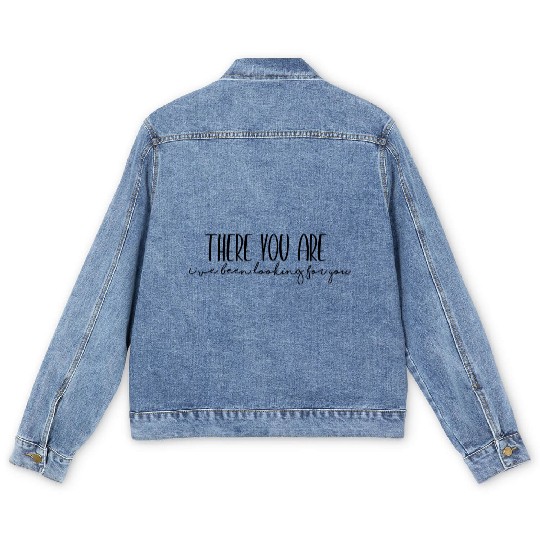 There you are Rhysand ACOTAR quote Men's Denim Jackets