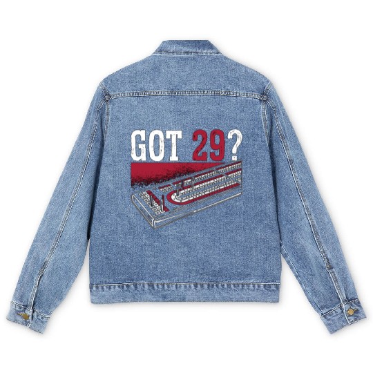 Cribbage Got 29 Crib Loves Board Game Tournament Men's Denim Jackets