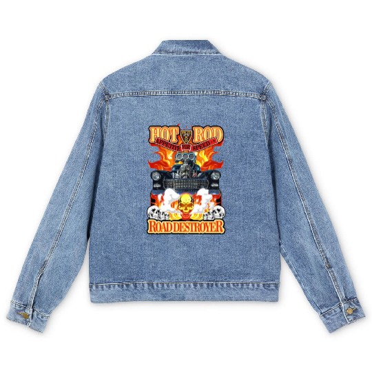 Hot Rod Road destroyer - Appetite for speed Men's Denim Jackets