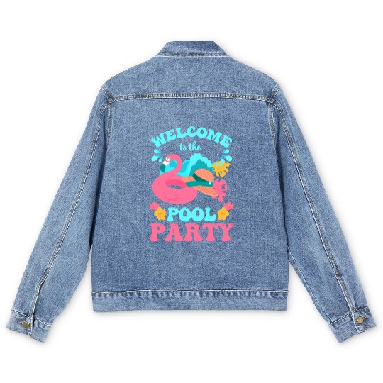 Party Party Monster Vacation Cool Men's Denim Jackets