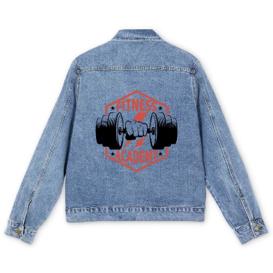 FITNESS ACADEMY, Men's Denim Jackets