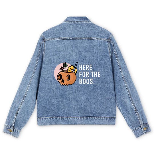 halloween 2 white Men's Denim Jackets