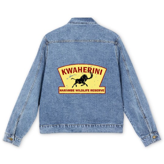 Kwaherini Harambe Wildlife Reserve Men's Denim Jackets