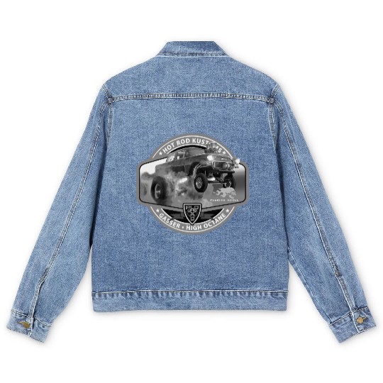 Hot Rod Gasser BW Men's Denim Jackets