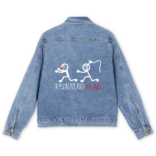BDSM Running GAG Men's Denim Jackets