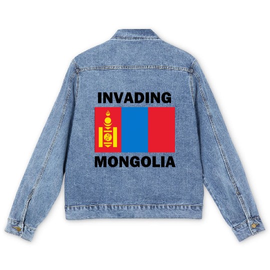 Invading Mongolia Men's Denim Jackets