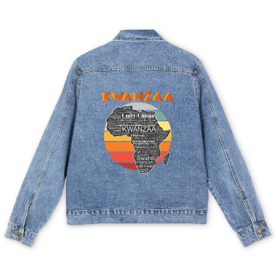 Exploring the Rich Traditions of Kwanzaa Men's Denim Jackets