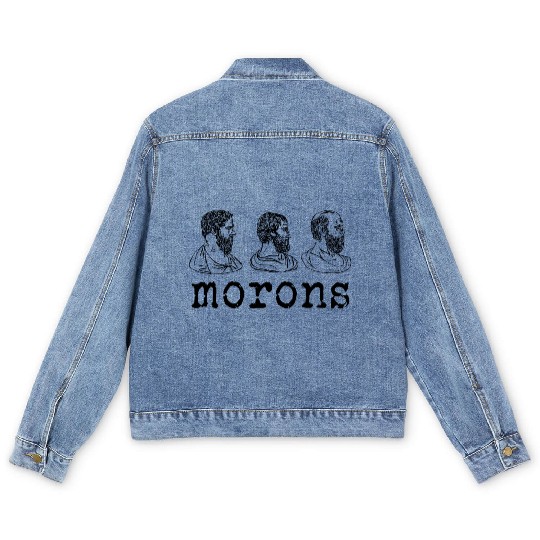 Inspired by Princess Bride Plato Aristotle Men's Denim Jackets
