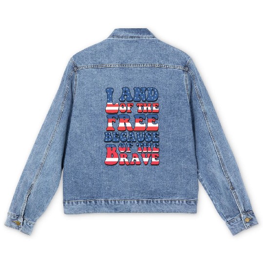 Land of the free Men's Denim Jackets