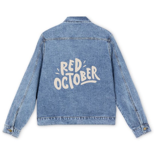 red october phillies Men's Denim Jackets