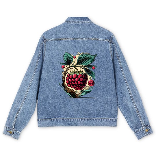 Raspberry Men's Denim Jackets
