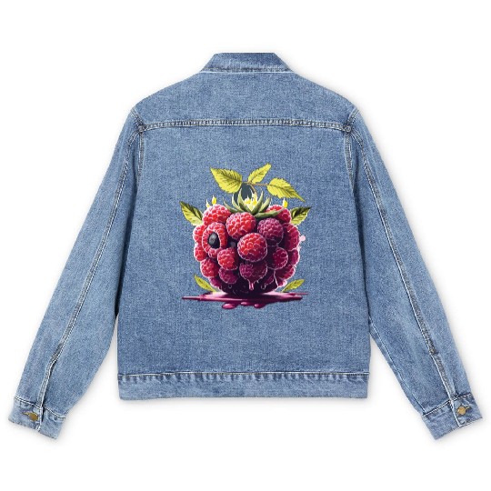 Raspberry Men's Denim Jackets