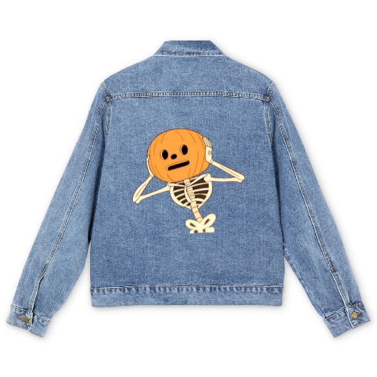 The Witching Hour Chronicles: A Halloween Adventur Men's Denim Jackets