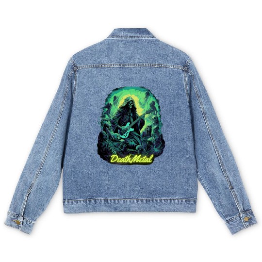 Halloween - Death Metal Rock Men's Denim Jackets