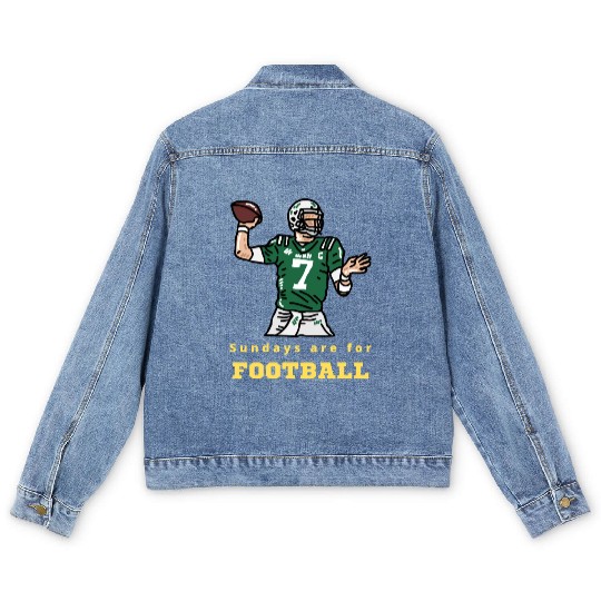 Sundays Are For Football - Sunday Football Men's Denim Jackets