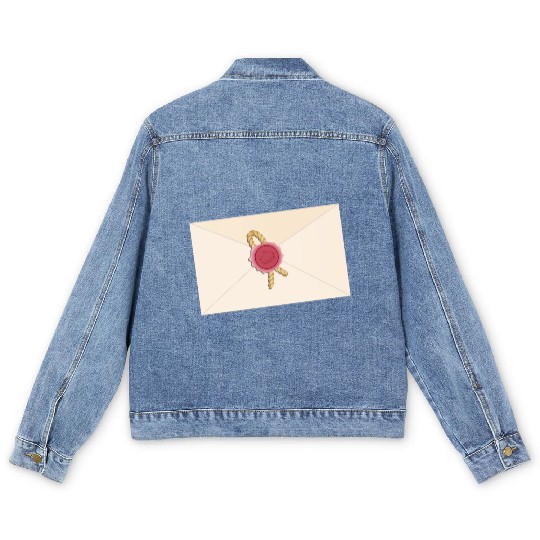closed envelope with seal Men's Denim Jackets