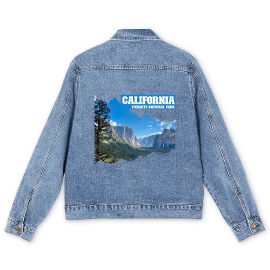 California – Yosemite National Park Men's Denim Jackets