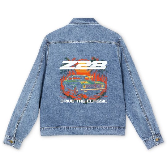 Sunset Camaro Z28 Men's Denim Jackets