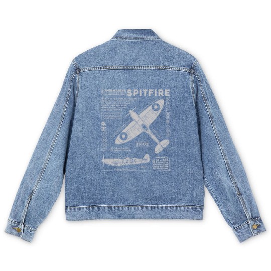 Supermarine Spitfire Men's Denim Jackets