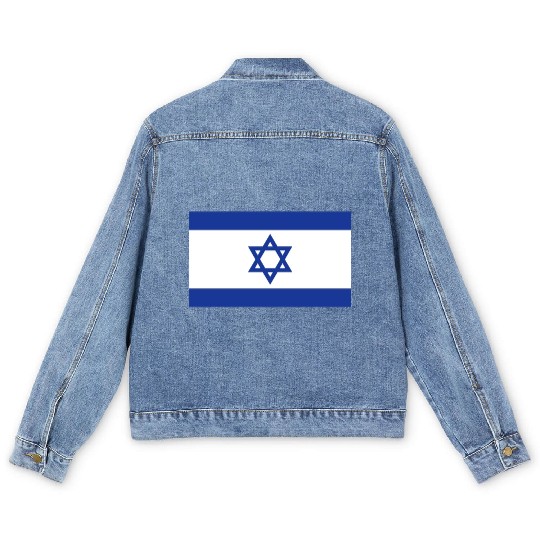 Flag of Israel X 300 Men's Denim Jackets