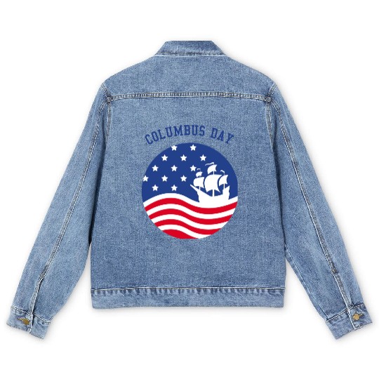 COLUMBUS DAY Men's Denim Jackets
