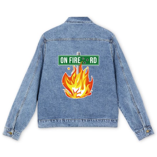 Onfire Road Records Street Sing Men's Denim Jackets