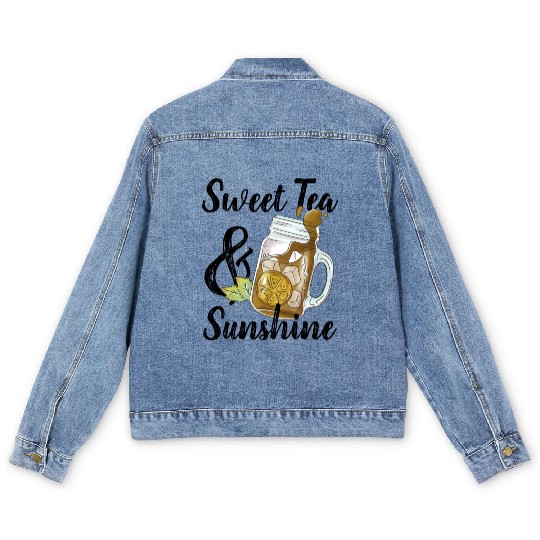 Sweet Tea And Sunshine Men's Denim Jackets