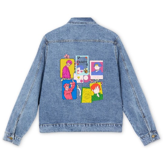 Army KPop Fancy and Love Fans Men's Denim Jackets