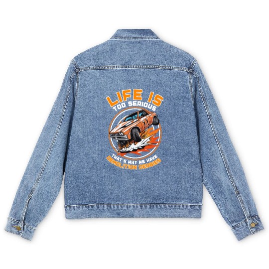 Demo Derby Demolition Derby Demolition Derby Lover Men's Denim Jackets