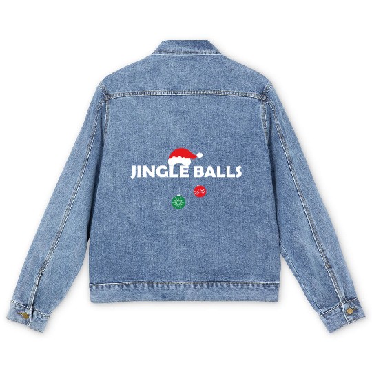 Jingle Bells Men's Denim Jackets