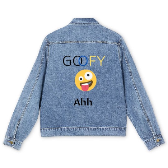 Funny goofy ahh Men's Denim Jackets