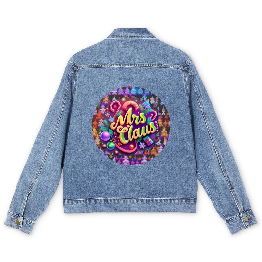 Mrs Claus Men's Denim Jackets